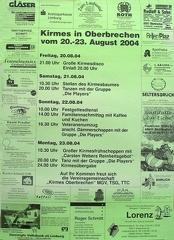 Kirmesplakat 2004